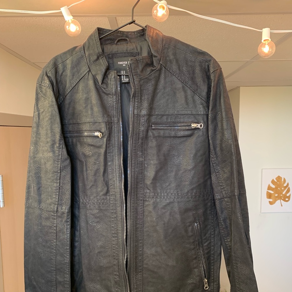 Faux Leather Jacket